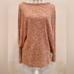 White Birch - Color: Rust Orange - Material: Waffle knit, soft